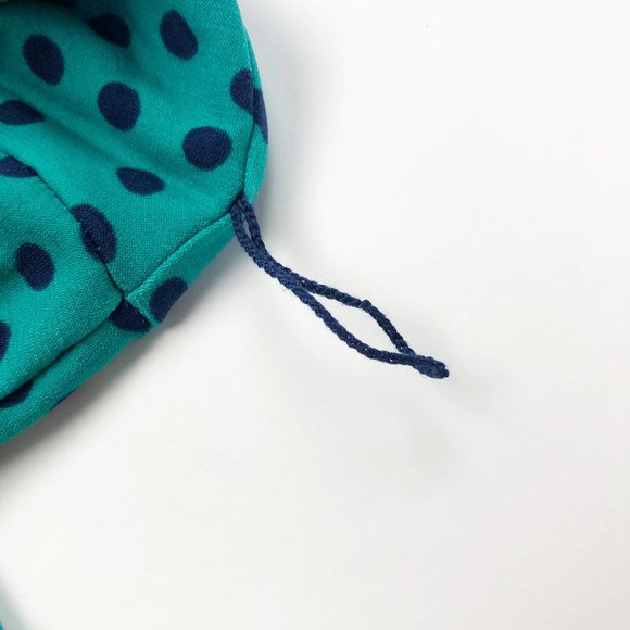 Leota Teal and Black Mini Dress - Picture 8 of 12